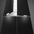Smeg 90cm 4 Door Dark Inox Fridge Freezer