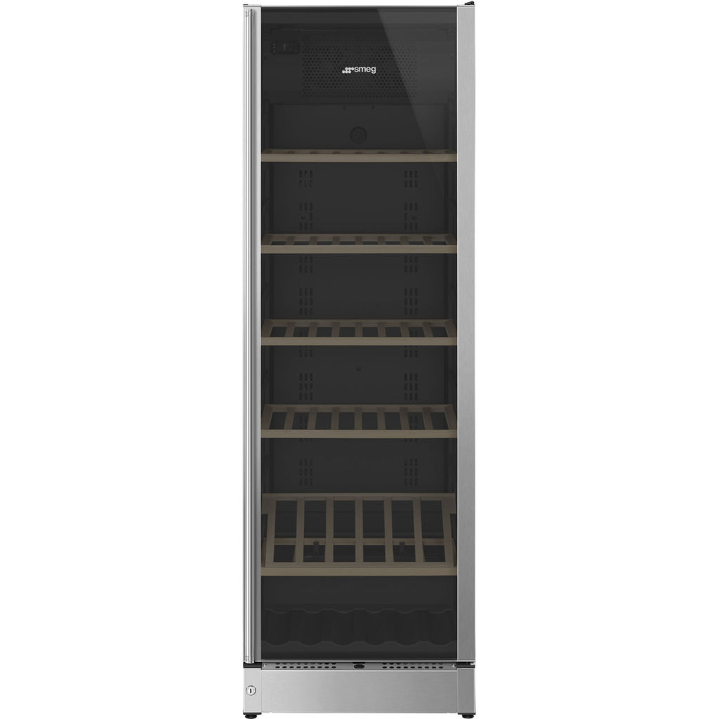 Smeg Stainless Steel Free Standing Wine Cooler